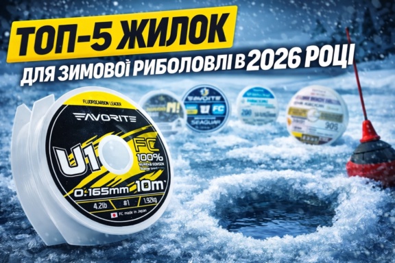 ТОП-5 лесок для зимней рыбалки в 2026 году