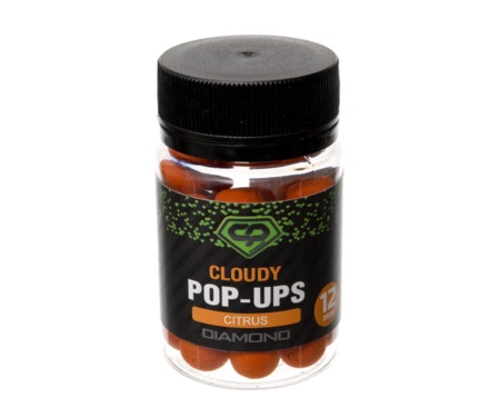 Бойли плаваючі Carp Pro Diamond Cloudy Pop-Ups Citrus 12мм