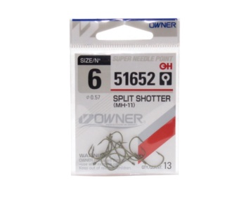 Крючки Owner Split Shotter 51652 №6 #2