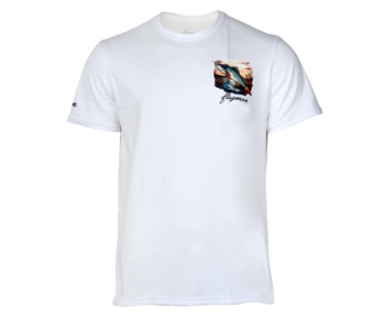 Футболка Flagman Классическая 160г/м White Плотва Маленькая XXL #1