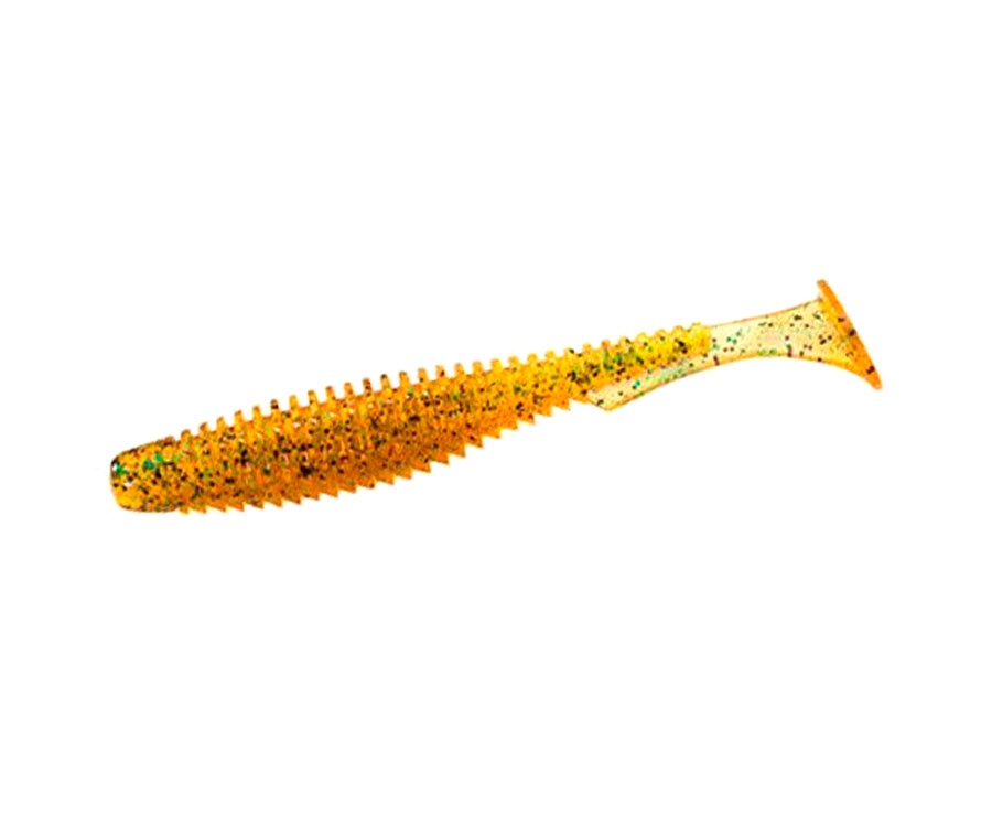 Виброхвост Fishup U-Shad 3.5" #036 Caramel/Green & Black