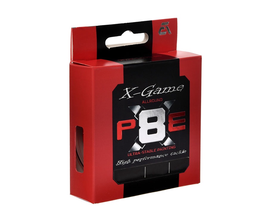 Шнур Azura X-Game PE X8 200м Fiery Red #1 0.165мм #3