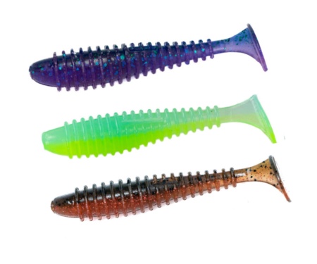 Виброхвост Angry Baits Fatik 2" AB MIX8