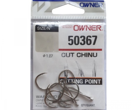 Гачки Owner 50367 Cut Chinu White Cutting №07