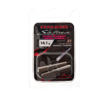 Грузило Azura Safina Tungsten Tear Skinny Drop Shot 14.1г