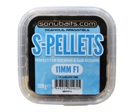 Пелетс Sonubaits F1 S-pellets 11 мм