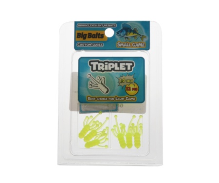 Німфа Big Baits Triplet 1" #307 Lemon