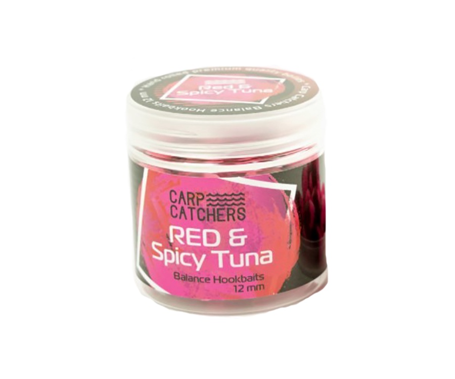 Бойлы Carp Catchers Balance Hookbaits Red Spisy Tuna 12мм