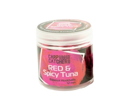 Бойлы Carp Catchers Balance Hookbaits Red Spisy Tuna 12мм