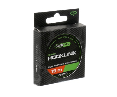 Поводковый материал Carp Pro Soft Coated Hooklink Camo 15м 15lb