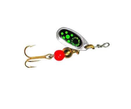 Блешня Mepps Black Fury Silver/Green 1.5г