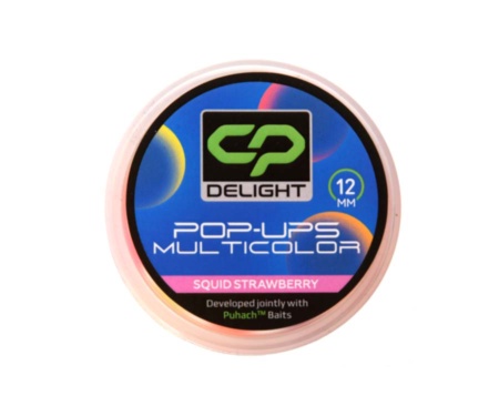 Бойли Carp Pro Delight Multicolor Pop Ups 12мм Squid Strawberry