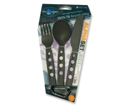 Набор столовых приборов Sea to Summit Alpha Cutlery Set Grey
