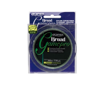 Леска Owner Broad Game Pro 300м Water Blue 0.28мм