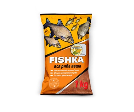 Прикормка Fishka Короп Кукурудза XXL  1кг