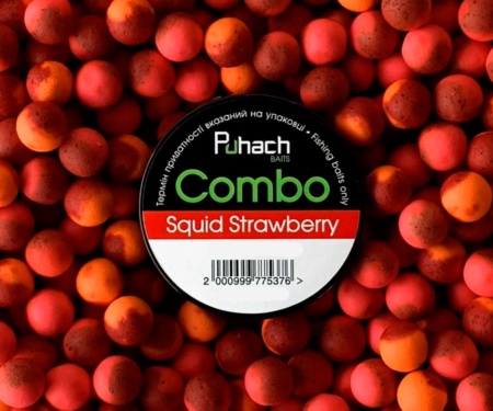 Бойли Puhach Baits Combo 8мм Squid Strawberry