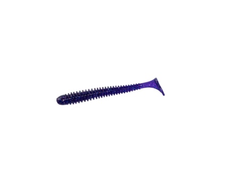 Силікон Angry Baits Zander Worm 3" Violet UV