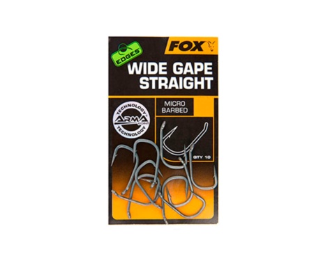 Крючки FOX Arma Point Edges Wide Gape Straight Hook №5
