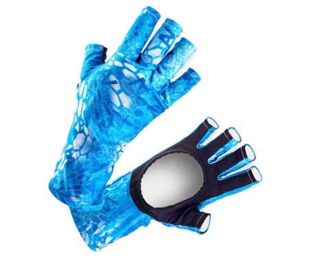 Сонцезахисні рукавички Veduta UV Gloves Reptile Skin Blue Water S