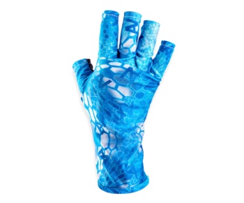 Солнцезащитные перчатки Veduta UV Gloves Reptile Skin Blue Water S #3