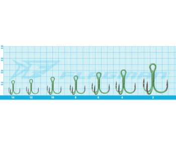 Тройник Flagman F36 Luminous Green №12 #3