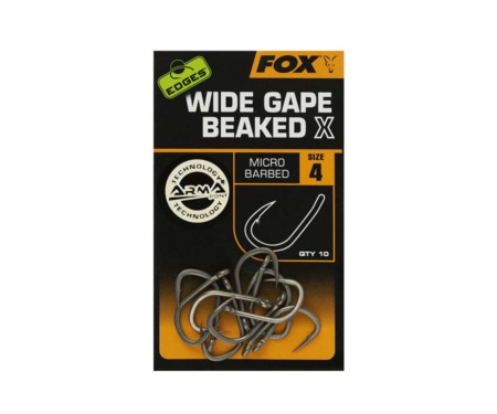 Крючки FOX Edges Wide Gape Beaked X №4