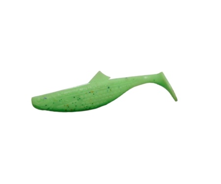 Виброхвост M5 Craft  Plitka 3.5" #053 Chartreuse Green Apple