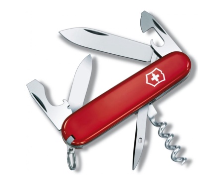 Мультитул Victorinox Tourist красный