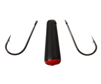 Зимняя приманка Flagman Balda Black/Red 6г #1