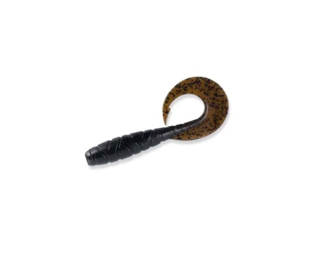 Виброхвост Fishup Mighty Grub 4.5" #043 Watermelon Brown/Black