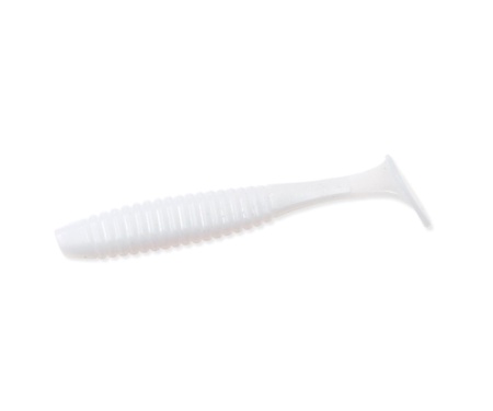 Силікон Angry Baits Shiner 3" White UV