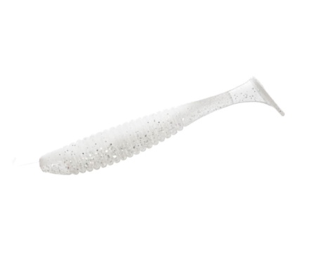 Силікон Angry Baits Shiner 4 White Silver Electrik