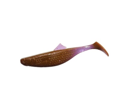 Виброхвост M5 Craft  Plitka 3.5" #044 Lox Dark