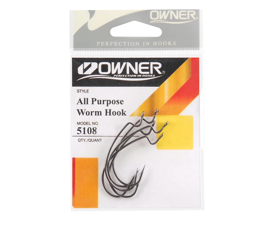 Крючки Owner Offset 5108 All Purpose Softbait Hook №4/0 #2