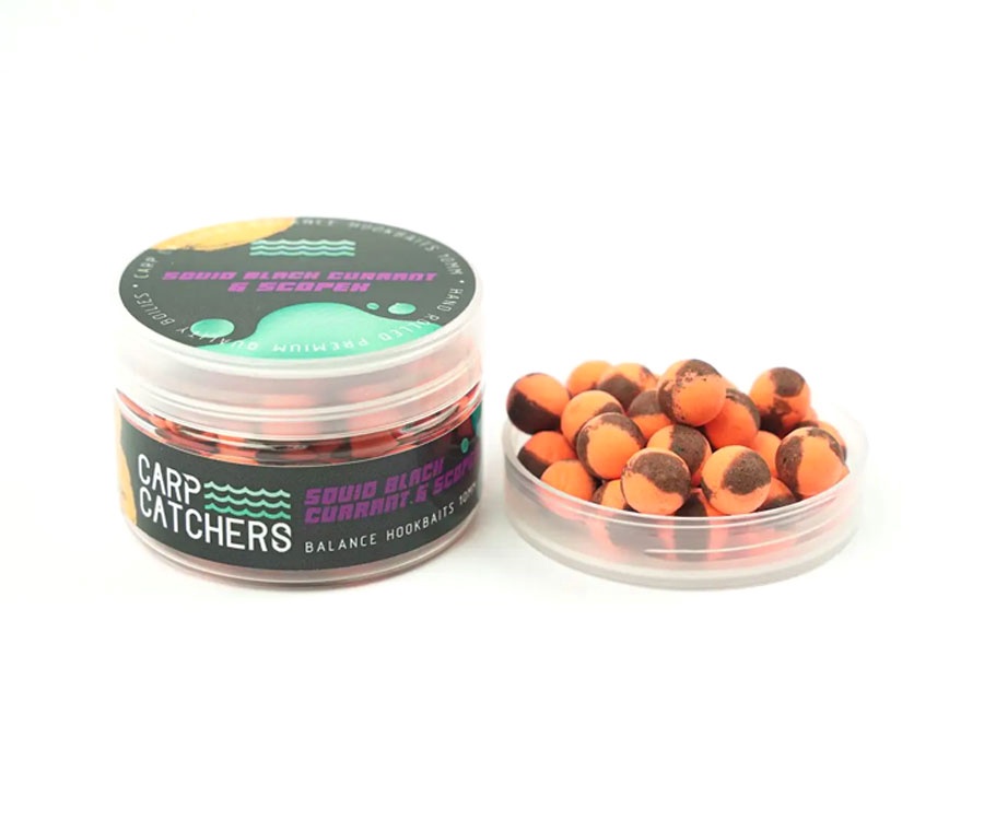 Бойлы Carp Catchers  Balance Hookbaits Sguid&Black Currant-Scopex 10мм
