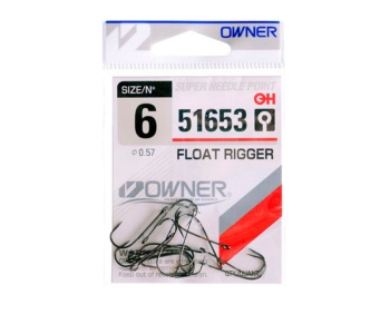 Крючки Owner Float Rigger 51653 №6 #2