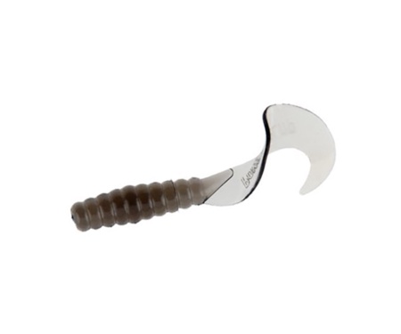 Силікон Berkley Power Grub 5см Smoke Clear 20шт