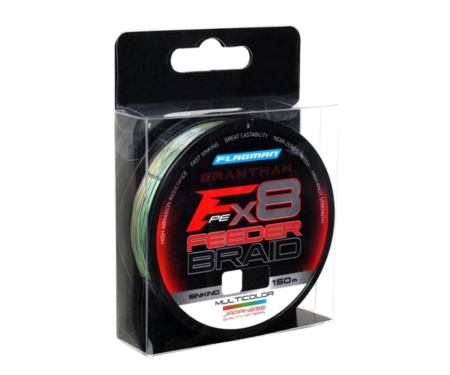 Шнур Flagman Grantham Sinking Feeder Braid X8 Multicolor 150м 0.12мм