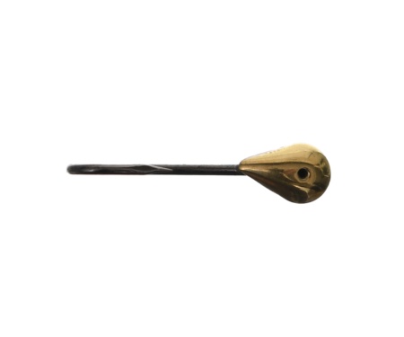 Мормышка летняя паяная Карп-Капля №17 Curved Shank BN #8 латунь