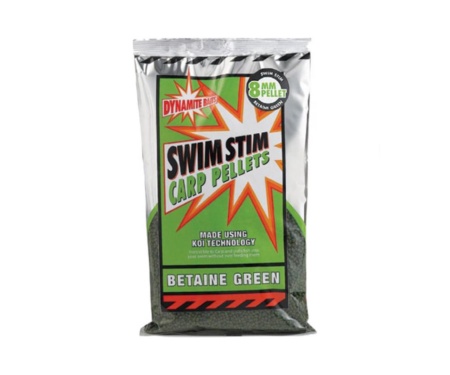 Пеллетс Dynamite Baits Swim Stim Betaine Green Pellets 8мм 900г
