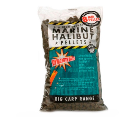 Пелетс Dynamite Baits Marine Halibut Pellets 8 мм 900 г