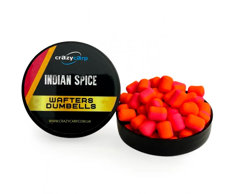 Бойлы Crazy Carp Wafters Dumbbells 8x10мм Indian Spice