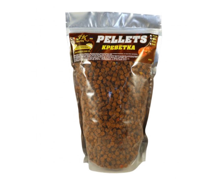Пеллетс 3KBaits 6мм 800г креветка #1