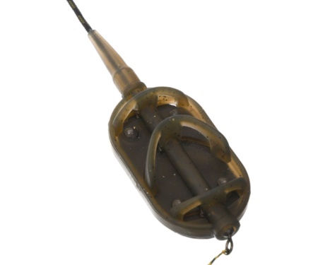 Готовая оснастка Просто снасті Pro "Flat feeder boilie M" 2 крючка №8 80г