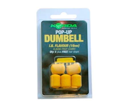 Приманка пластикова Korda Pop-up Dumbell IB (16мм)