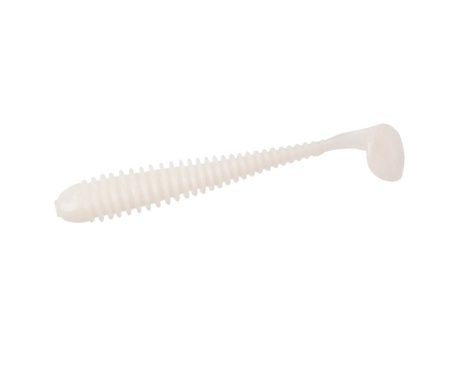 Силікон Angry Baits Zander Worm 3" White