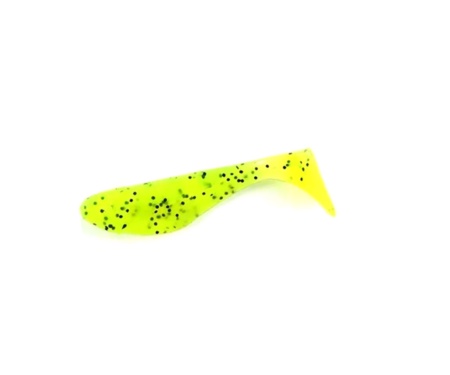 Силікон Fishup Wizzy 1.5" #055 Chartreuse/Black