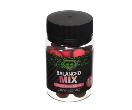 Бойли Carp Pro Diamond Balanced Mix Squid Plum Royal 12мм