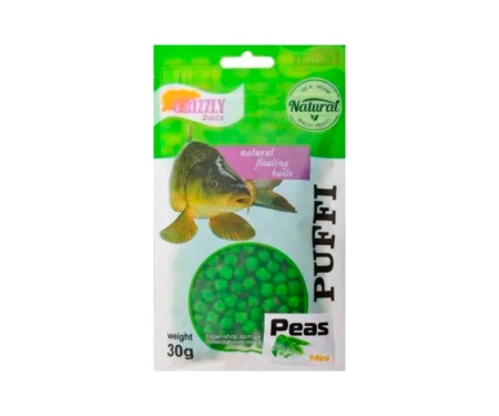 Тісто повітряне Grizzly Puffi Mini 30г Peas