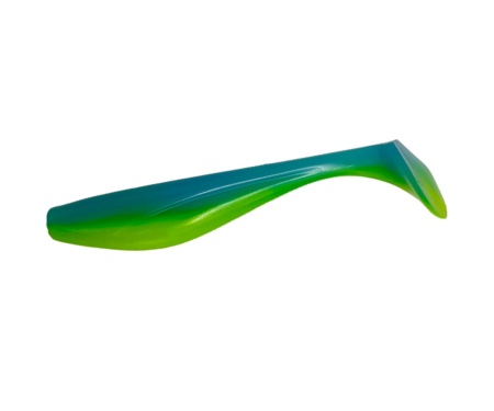 Силікон Fishup Wizzle Shad 5" #206 Sky/Chartreuse
